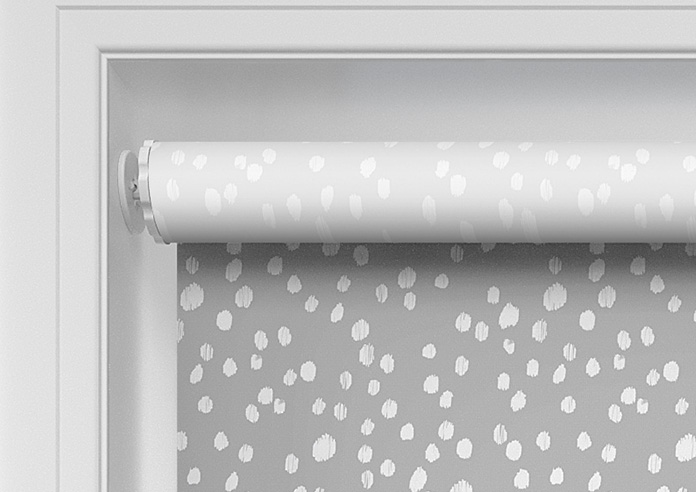 Dots and Spots, Shadow Grey - Twist&Fit Roller Blind - Image 10